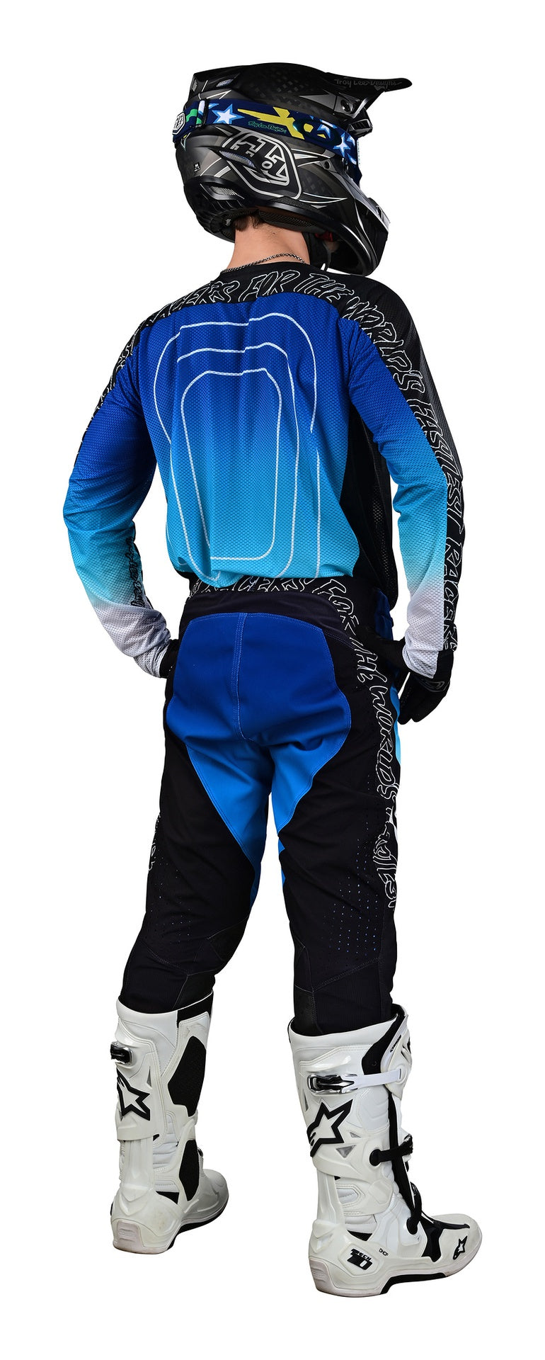 Jersey Troy Lee Designs Se Pro Moto Air Moto Richter Black / Blue