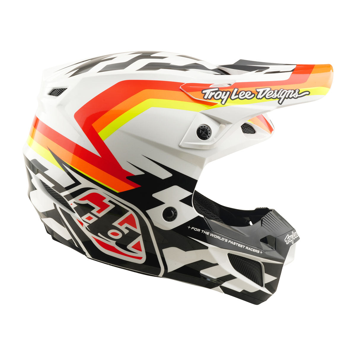 Casco para Moto SE5 Polycarbonate; Dash Orange