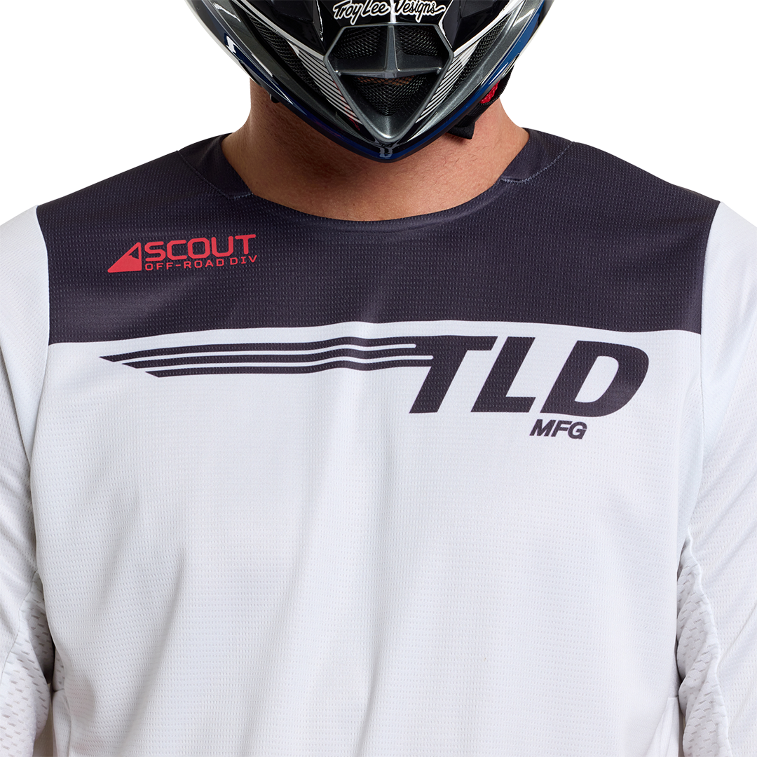 Jersey para Moto Scout Gp Pro Jersey; Winged Pumice