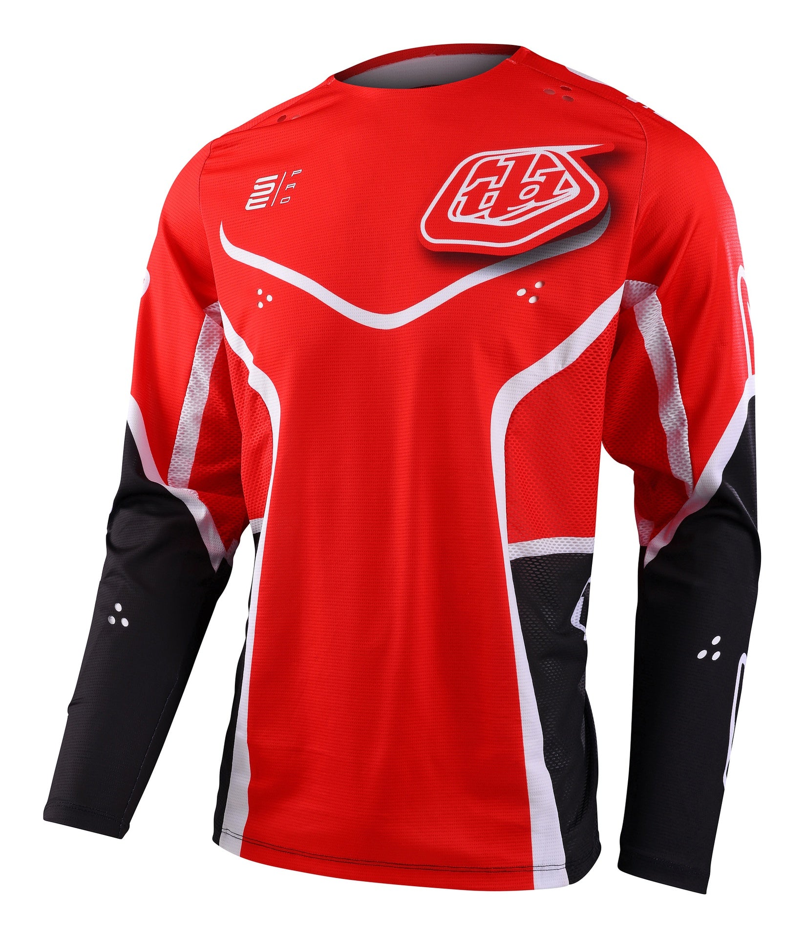 Jersey Troy Lee Designs Se Pro Moto Radian Red / White