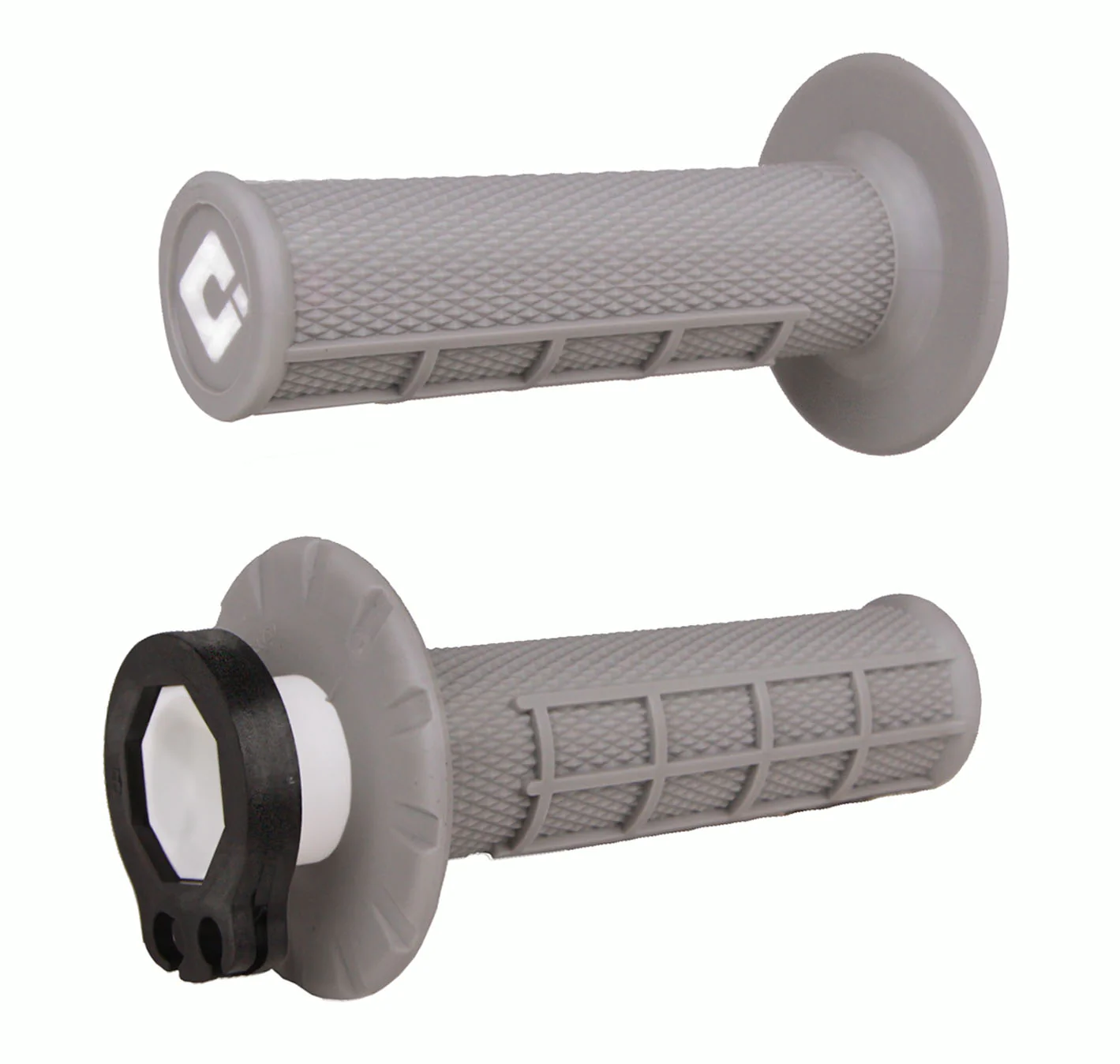 Lock On Half Waffle Grip Soft Grey