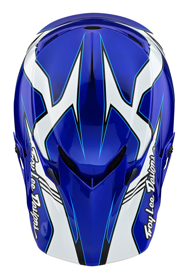 Casco Troy Lee Designs Se4 DOT Polyacrylite Matrix Blue