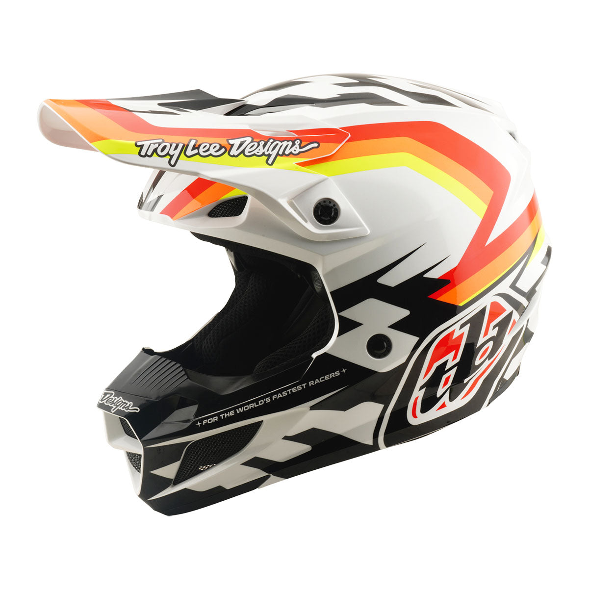 Casco para Moto SE5 Polycarbonate; Dash Orange