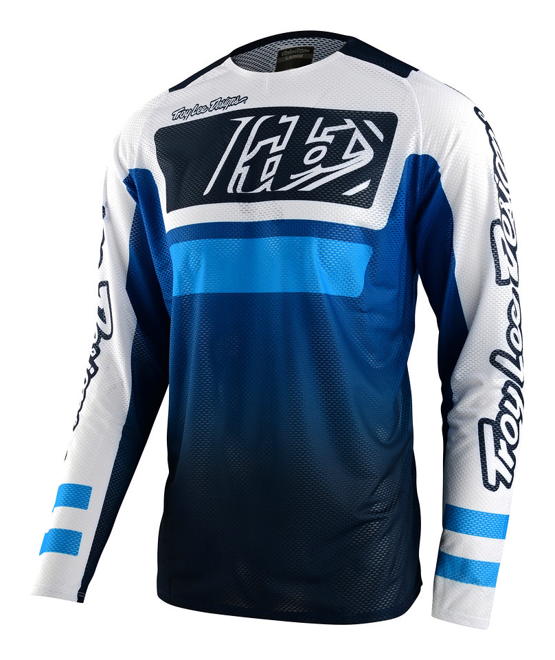 Jersey Troy Lee Designs Se Pro Moto Air Moto Lanes Blue / Navy
