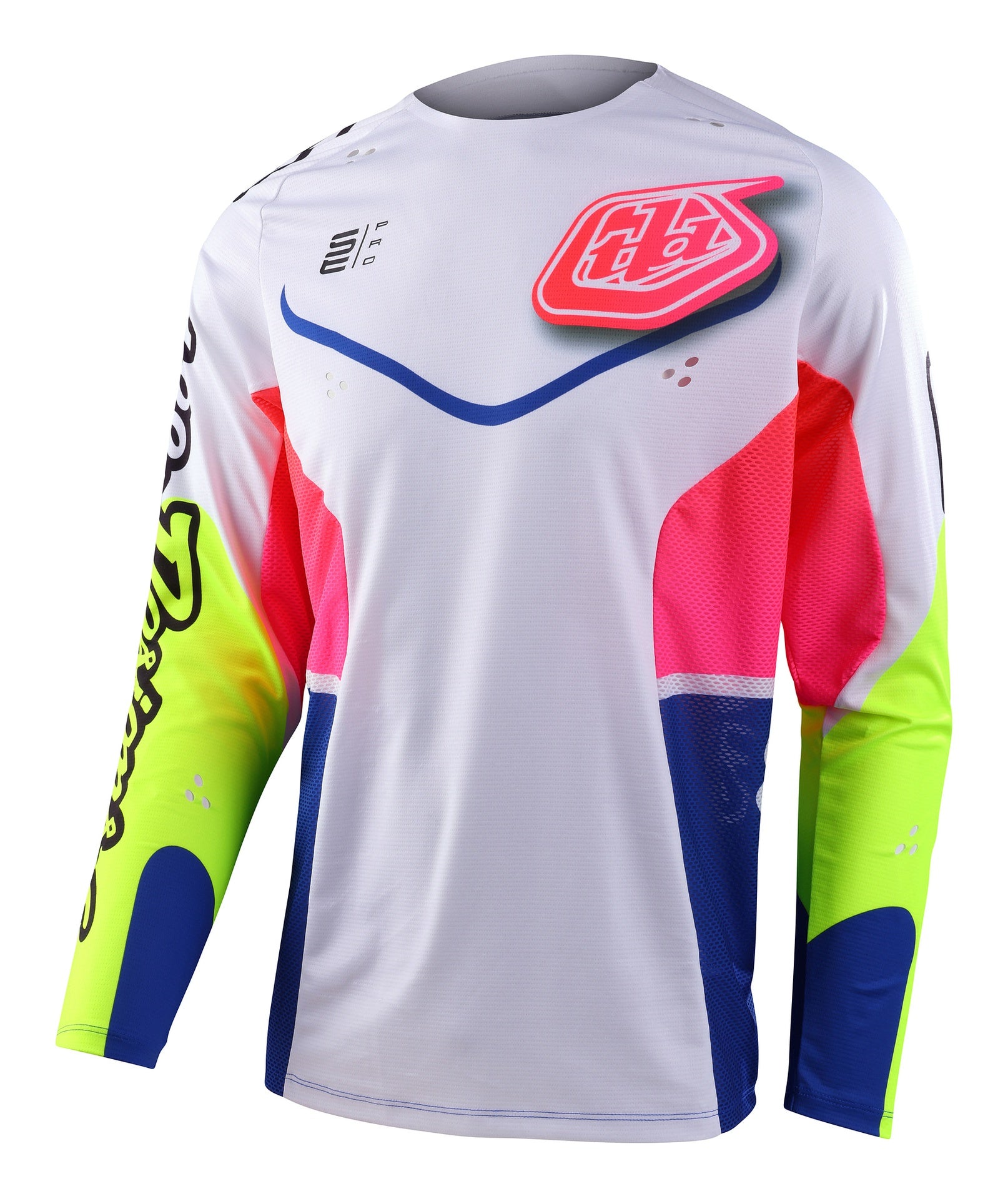 Jersey Troy Lee Designs Se Pro Moto Radian White / Multi