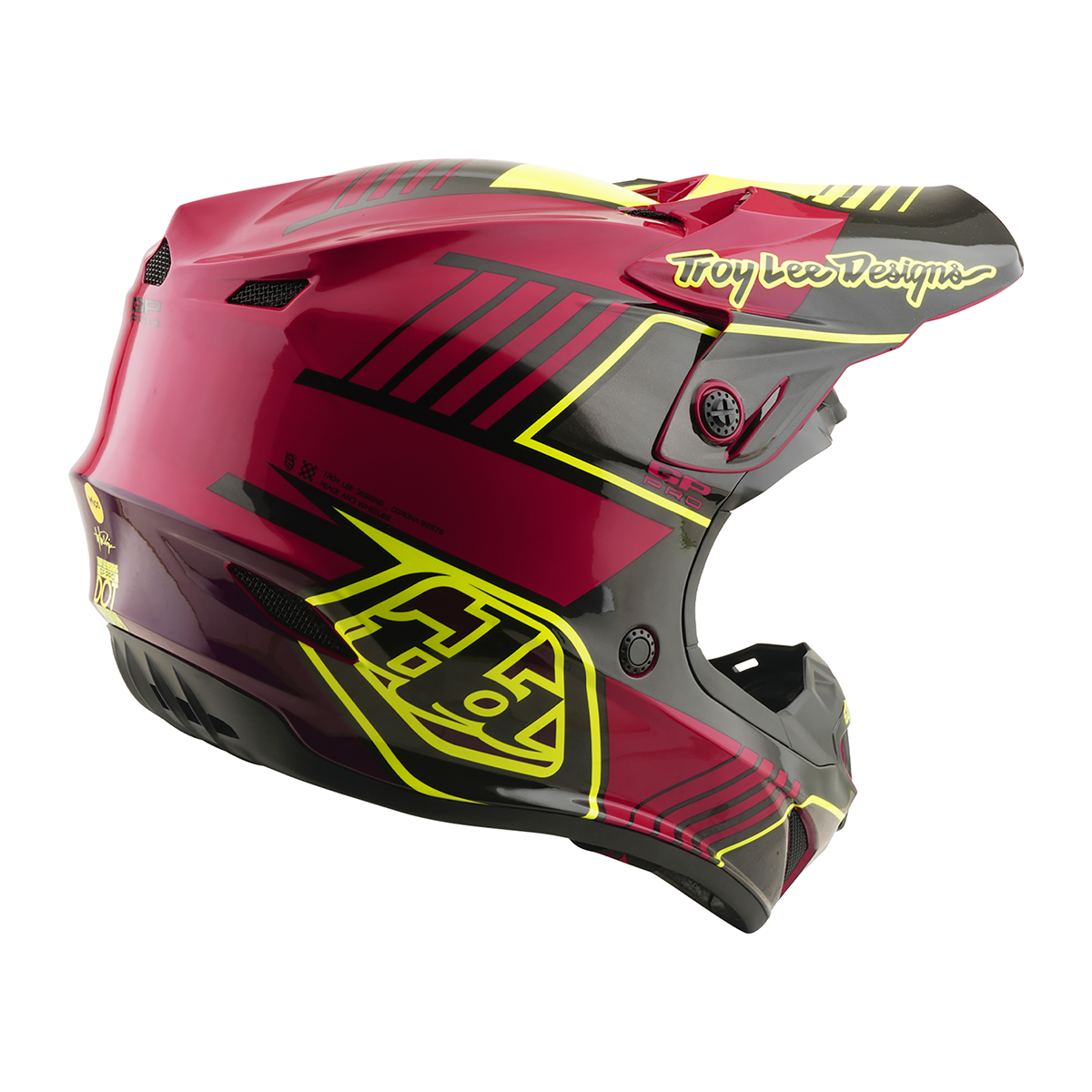 Casco de moto para niño TLD GP Pro Segment Fuchsia