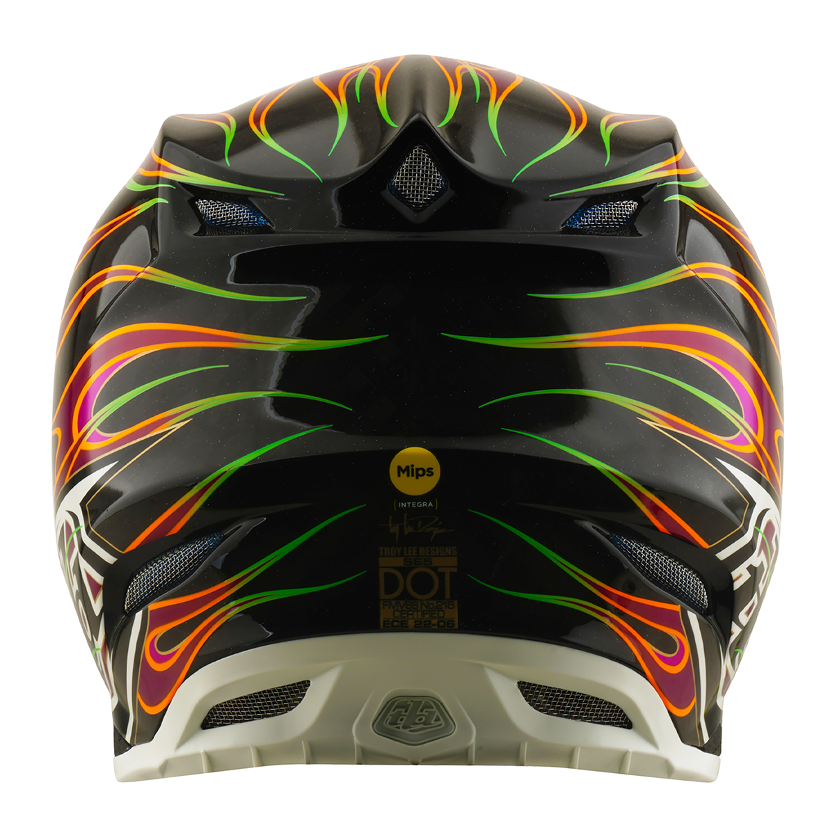 Casco para moto Troy Lee Designs SE5 ECE de Carbón Torched Black / Violet