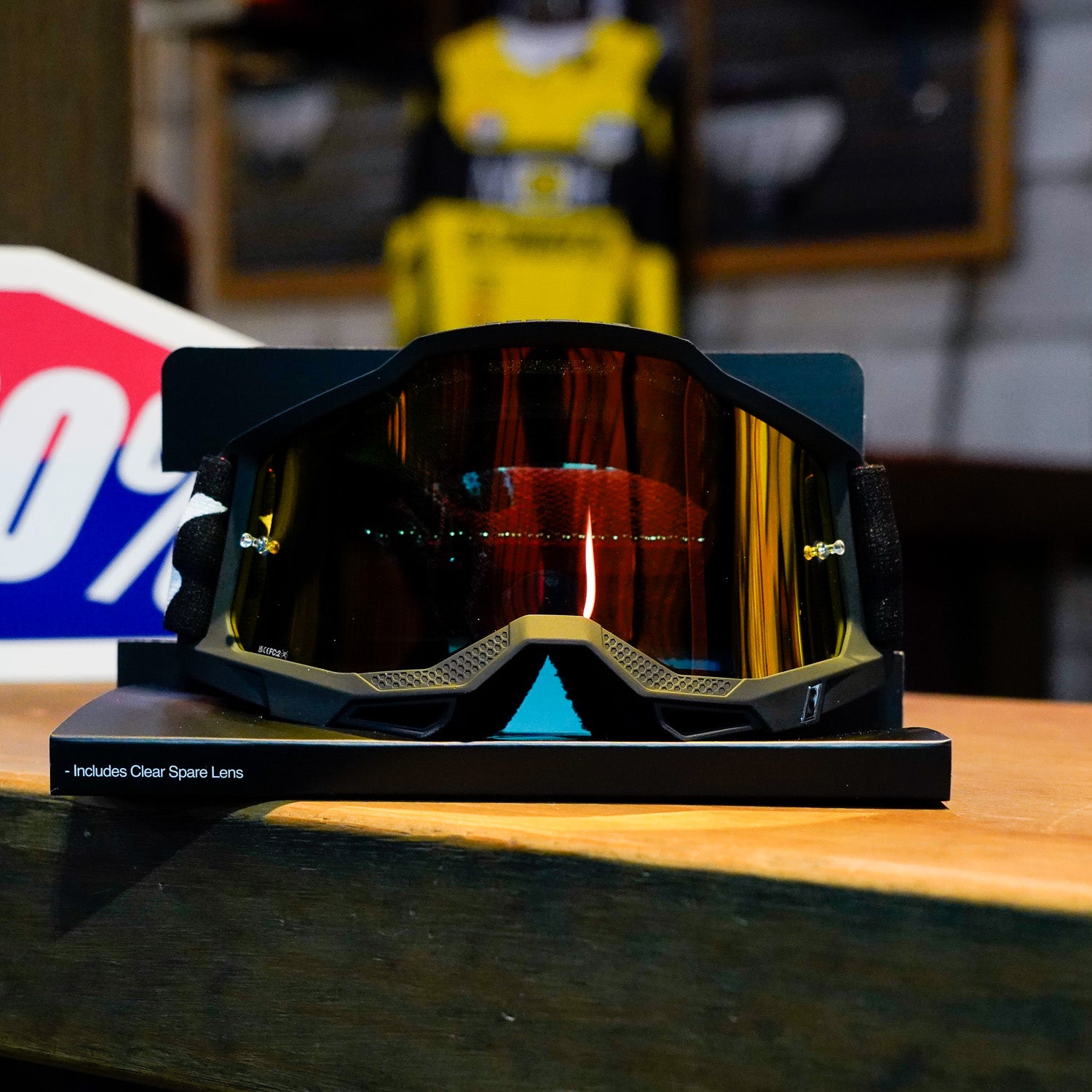 Goggles 100% Accuri 2 Magnus - Mica Espejo Roja