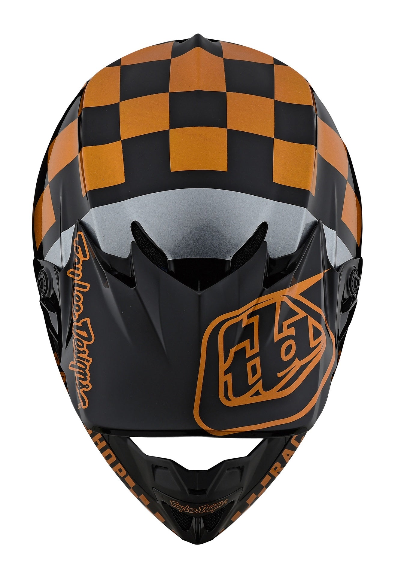 Casco Troy Lee Designs Se4 Polyacrylite Checker Black / Gold