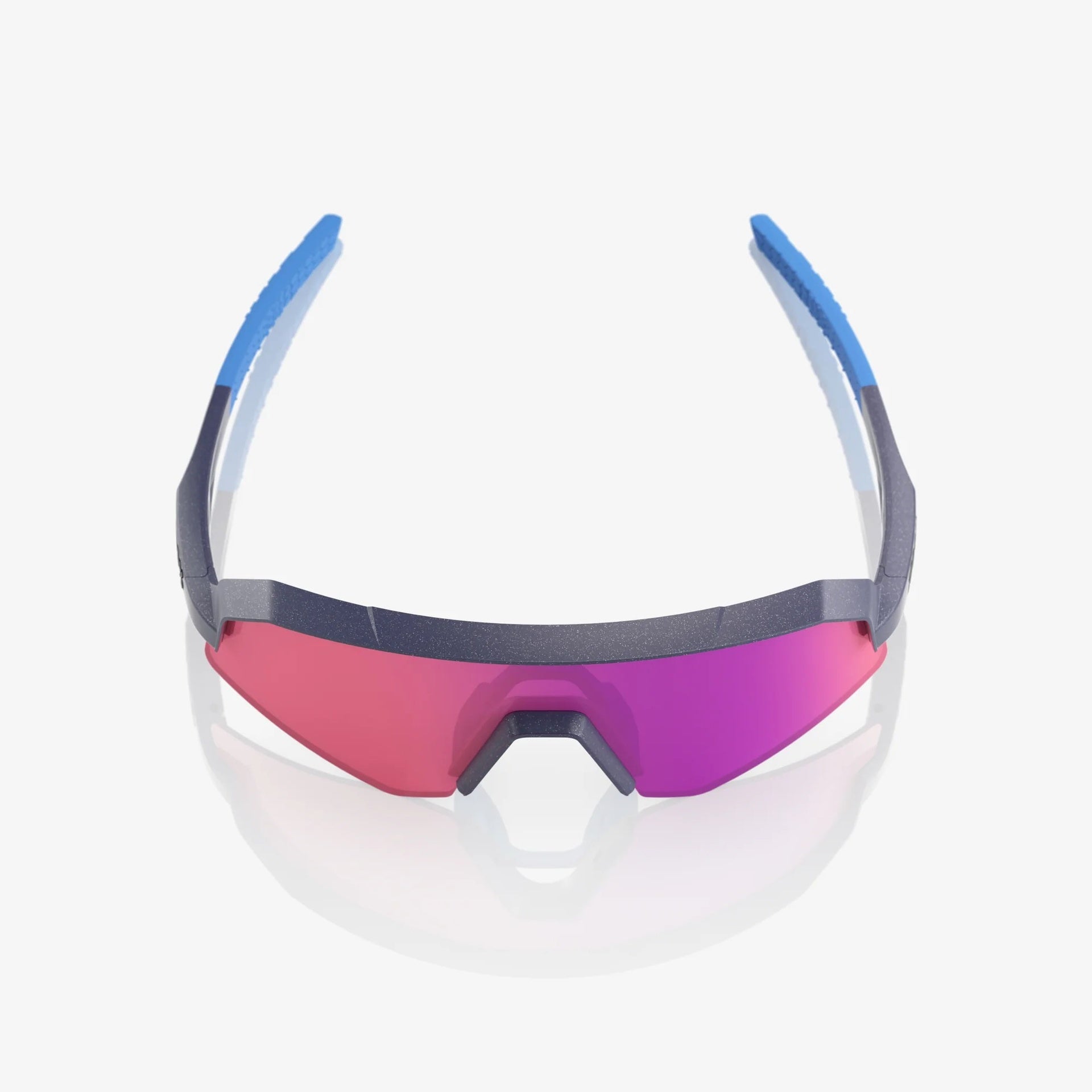 Lentes deportivos juveniles 100% SLENDALE YOUTH Satin Storm Metallic - Purple Mirror Lens