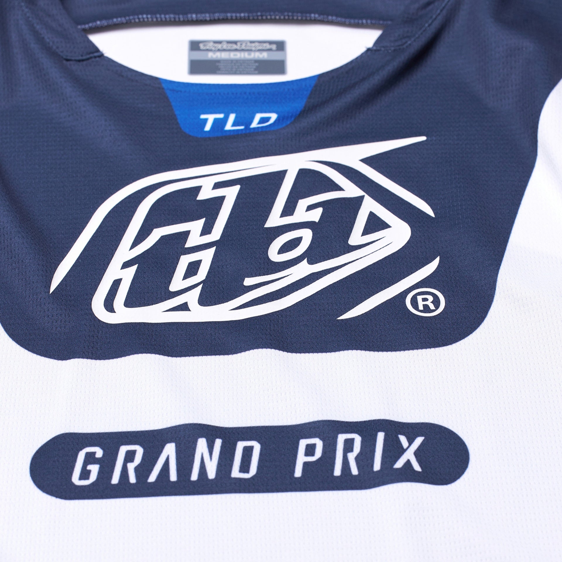 Jersey Troy Lee Designs Gp Pro Moto Blends White / Blue