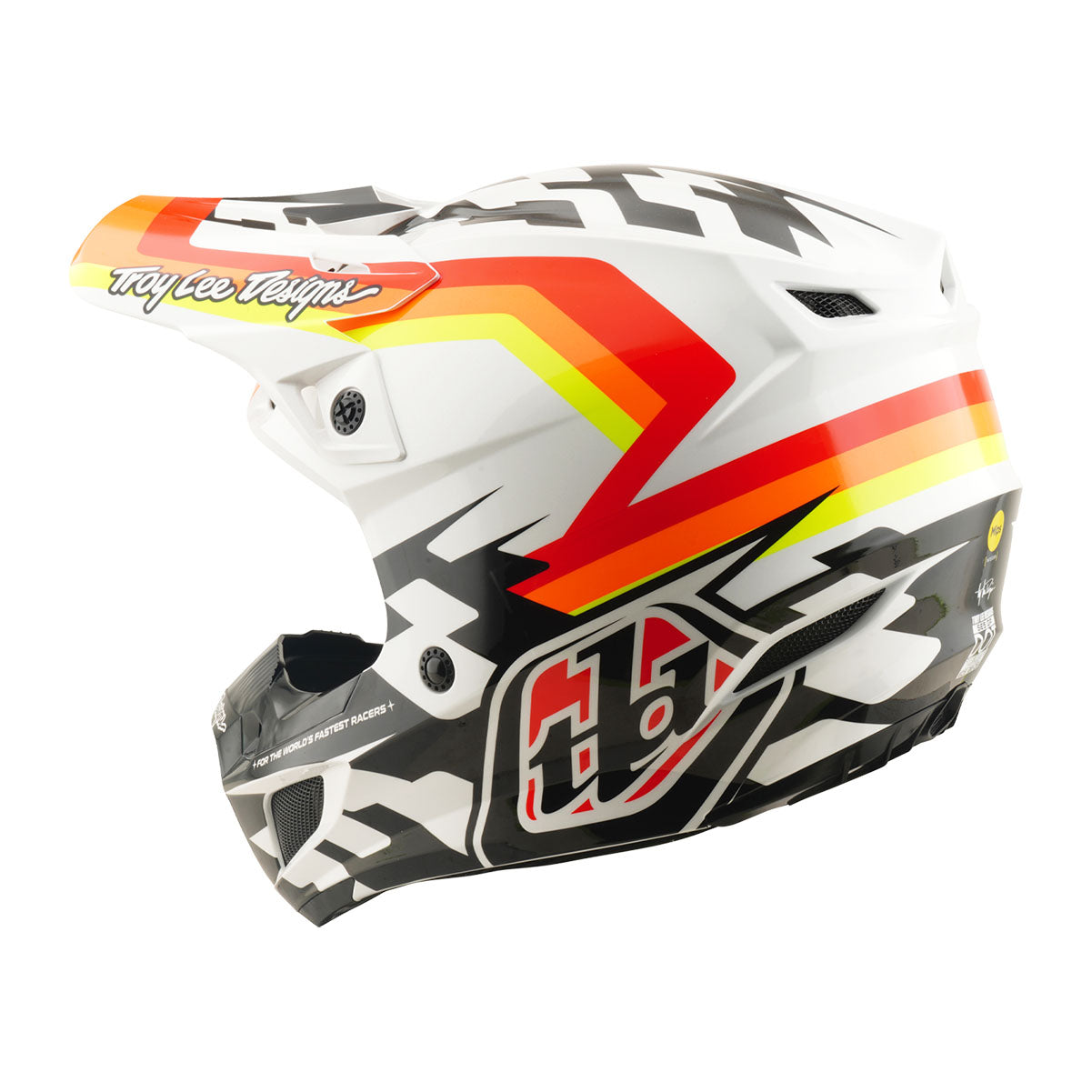 Casco para Moto SE5 Polycarbonate; Dash Orange