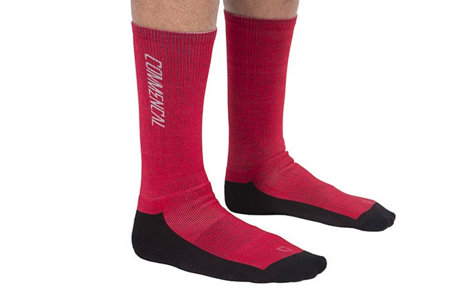 Calcetines Commencal Impresiones Rojas 2019