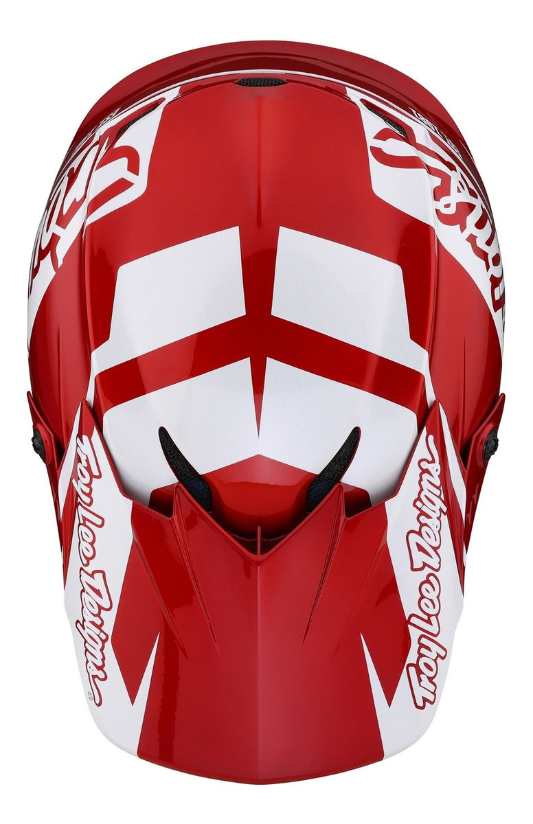 Casco Troy Lee Designs GP Moto Slice Red / White