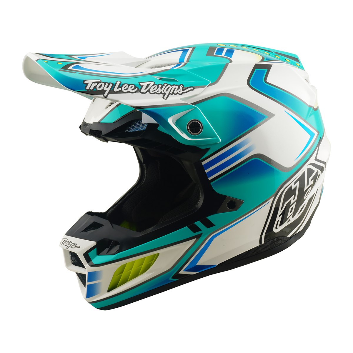 Casco Moto Troy Lee Designs Se5 Ece Composite Crest Real Teal