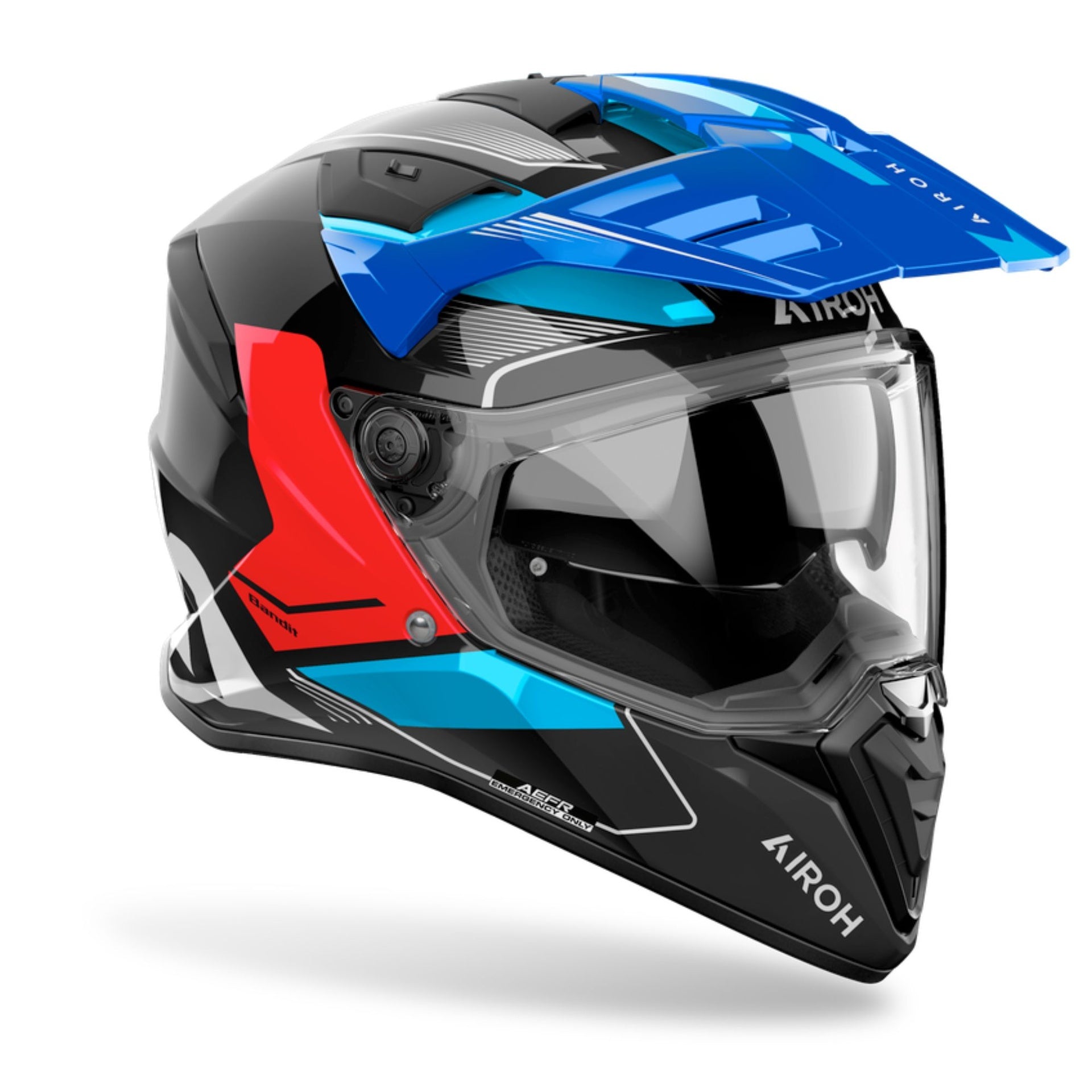 Casco Bandit Tune Blue/Red Gloss