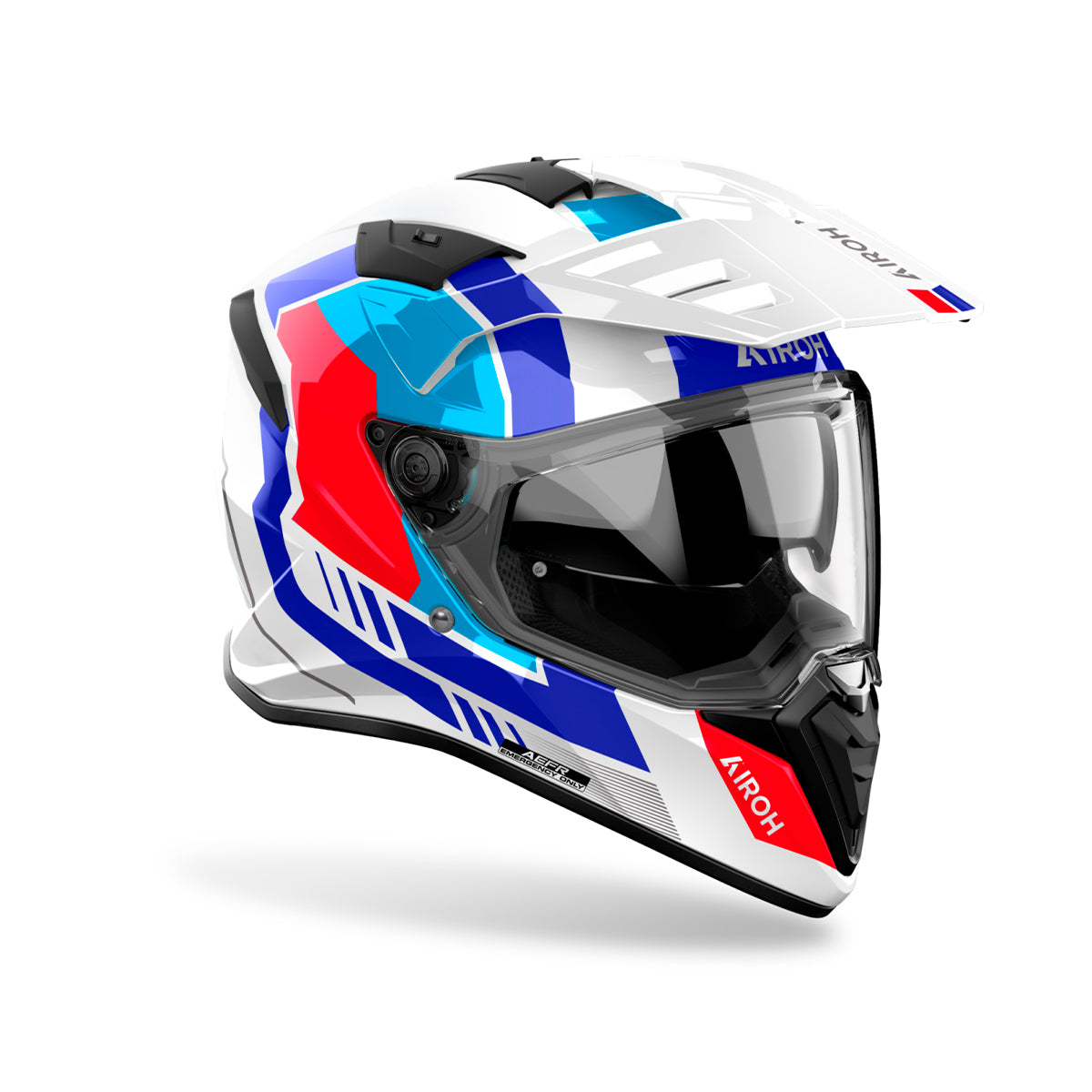 Casco para Moto Bandit Horn White Gloss Airoh