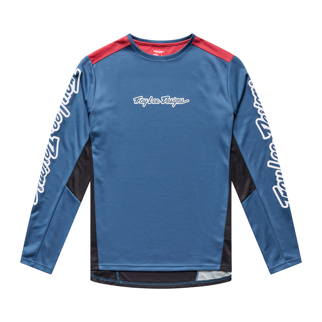 Jersey para MTB Stage Long Sleeve Jersey; Signature Slate
