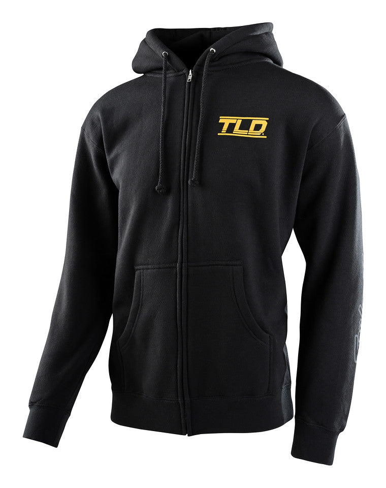 Sudadera Hoodie con Cremallera Troy Lee Designs Speed Logo Black