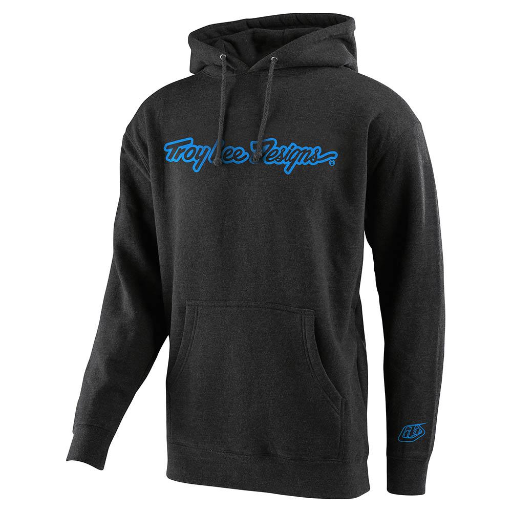 Sudadera Hoodie Troy Lee Designs Signature Charcoal - Main Image