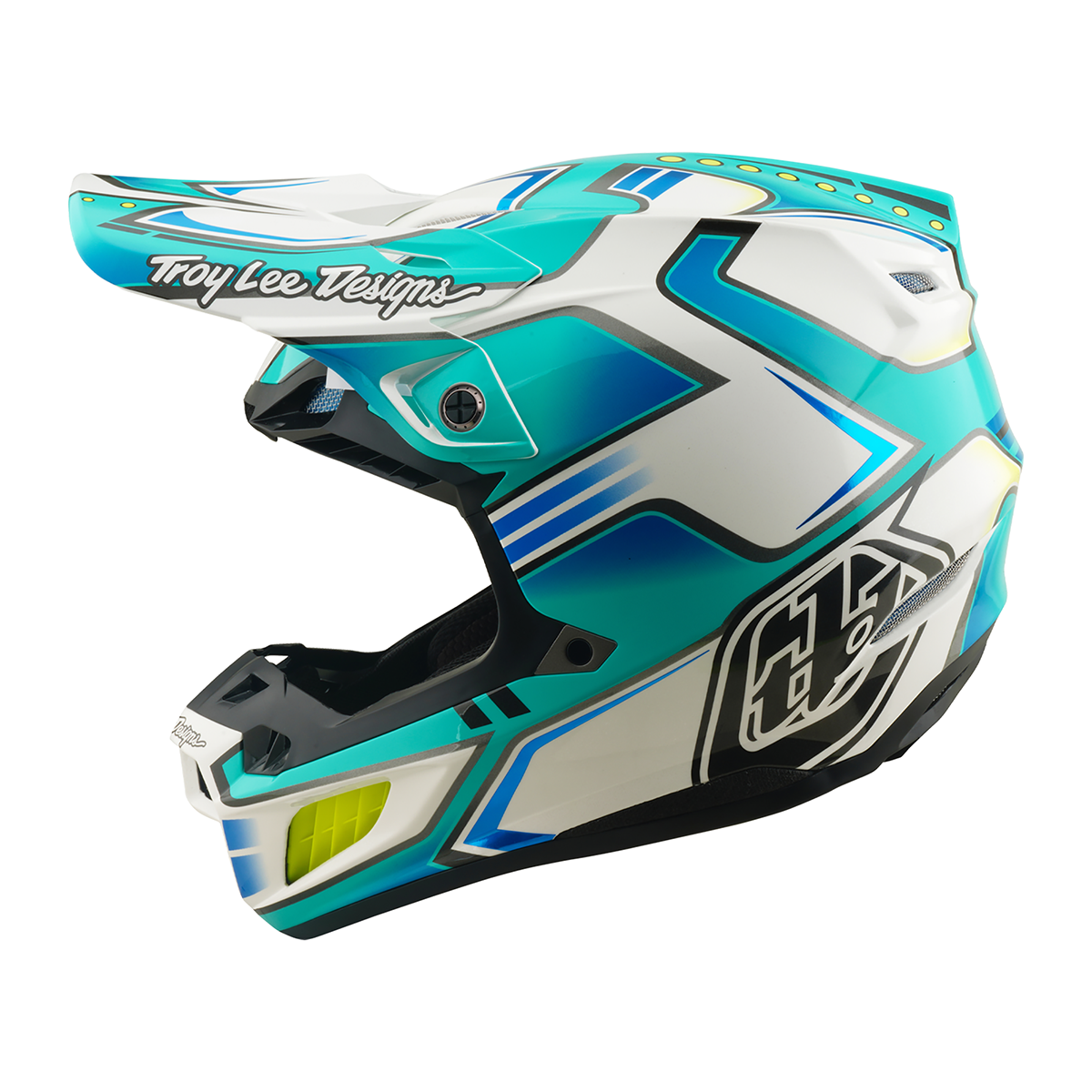 Casco Moto Troy Lee Designs Se5 Ece Composite Crest Real Teal