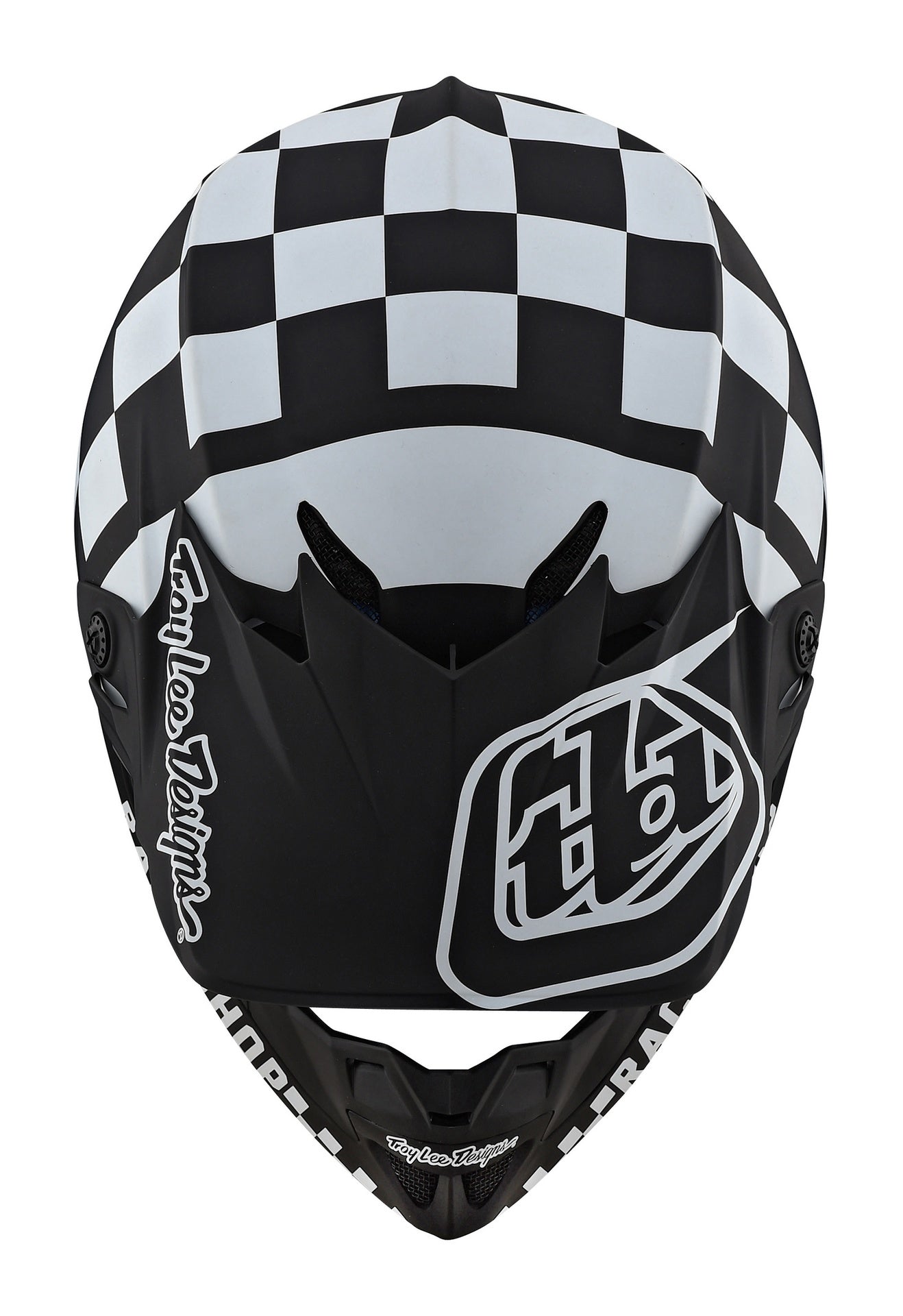 Casco Troy Lee Designs Se4 Polyacrylite Checker Black / White