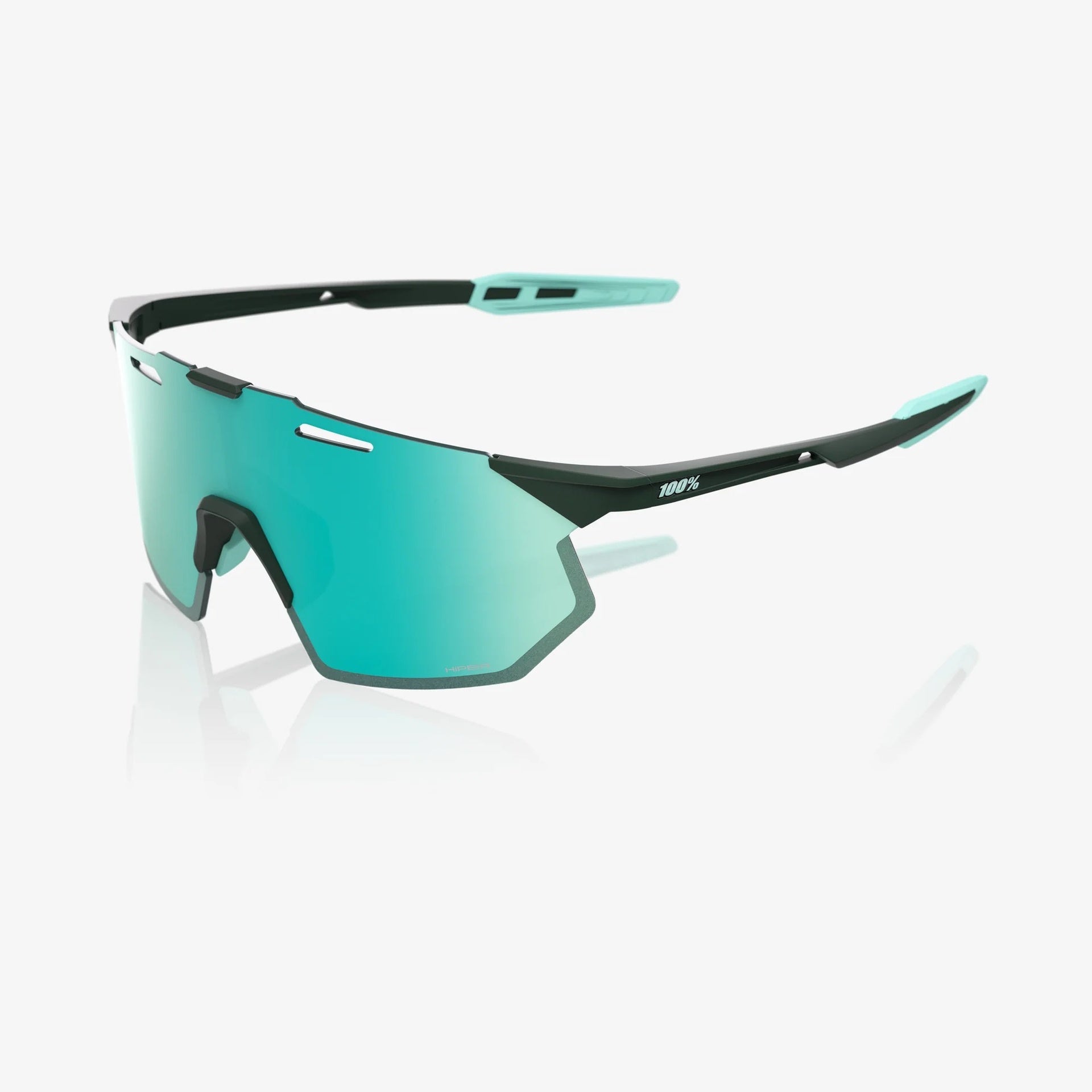 Lentes deportivos 100% HYPERCRAFT SQ Soft Tact Juniper - HiPER Mint Mirror Lens