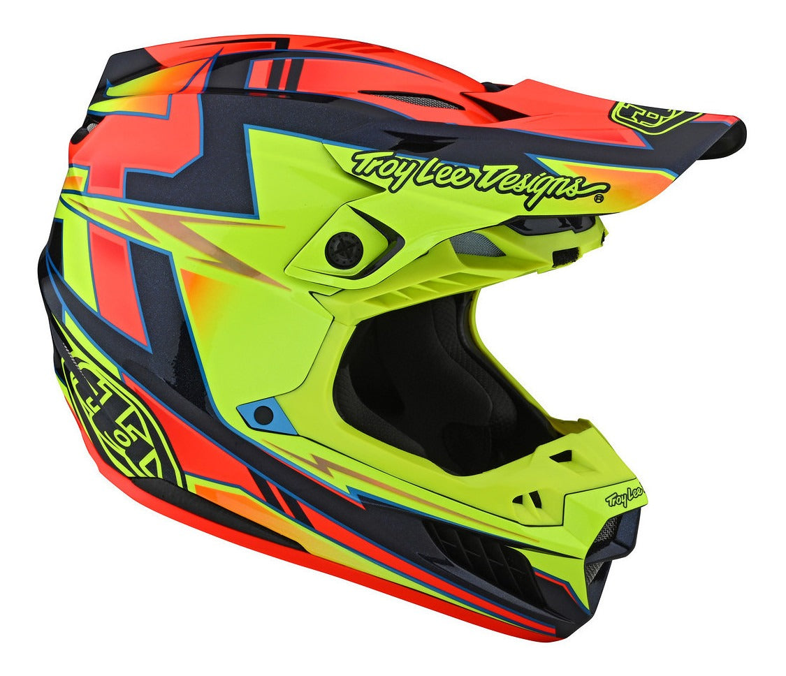 Casco Troy Lee Designs Se5 Composite Graph Yellow / Navy