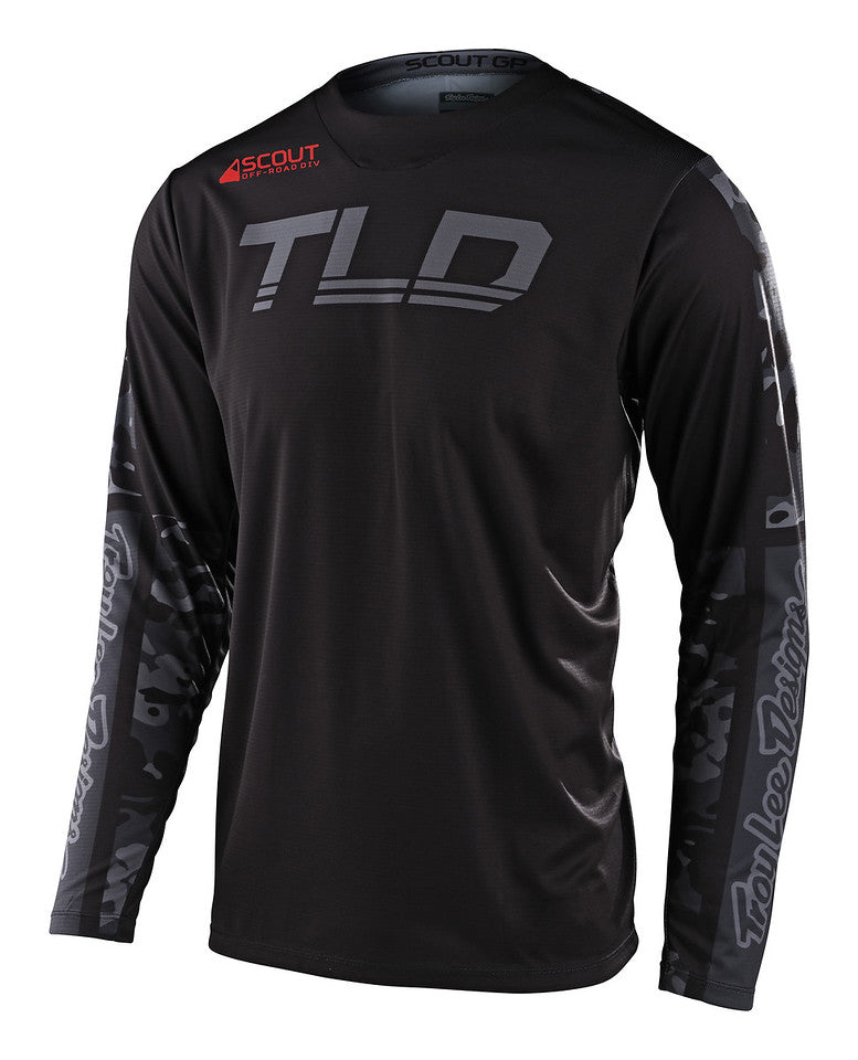 Jersey Troy Lee Designs Scout Gp Moto Recon Camo Black