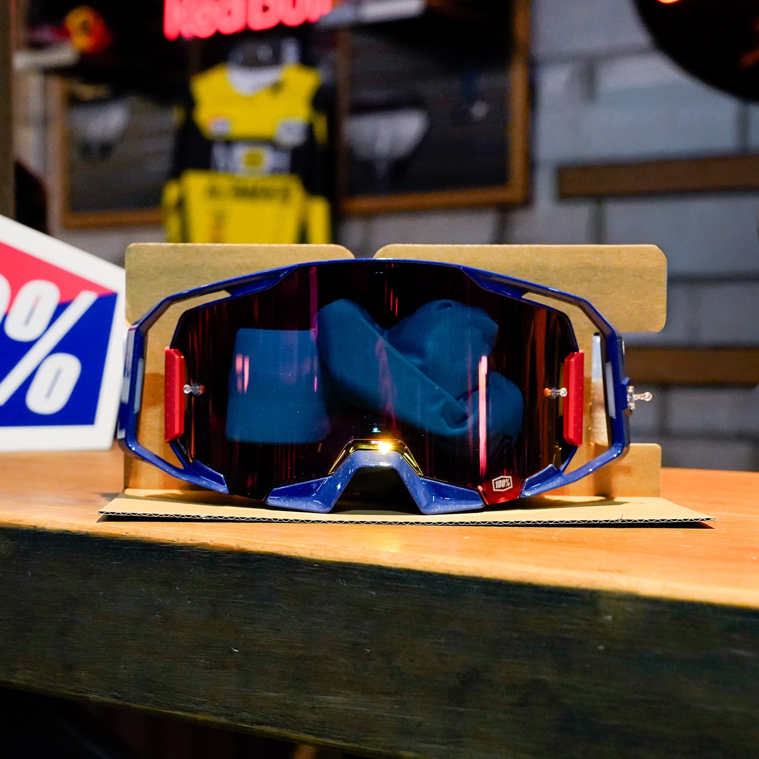 Goggles 100% Armatic Mach Z - Mica Espejo roja