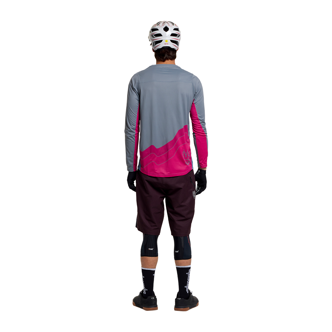 Jersey para MTB Skyline Pro Long Sleeve Jersey; Descend Slate