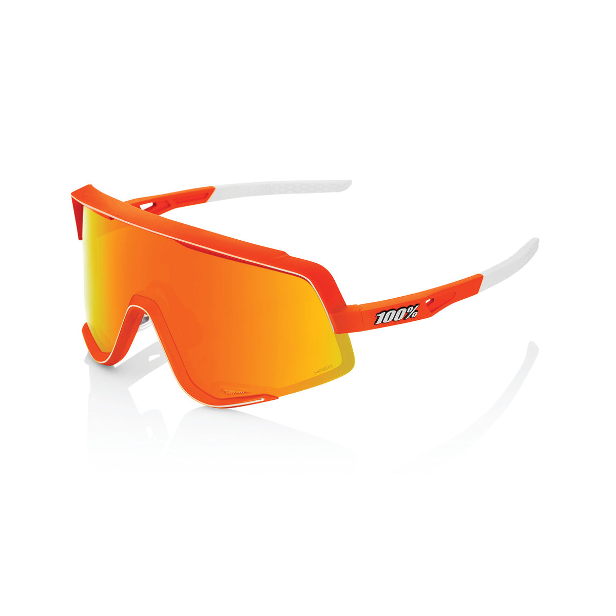 GLENDALE - Soft Tact Neon Orange - HiPER Red Multilayer Mirror Lens