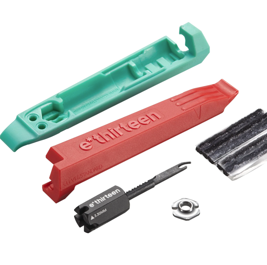 Tire Lever & Plug Kit - Red/Seafoam