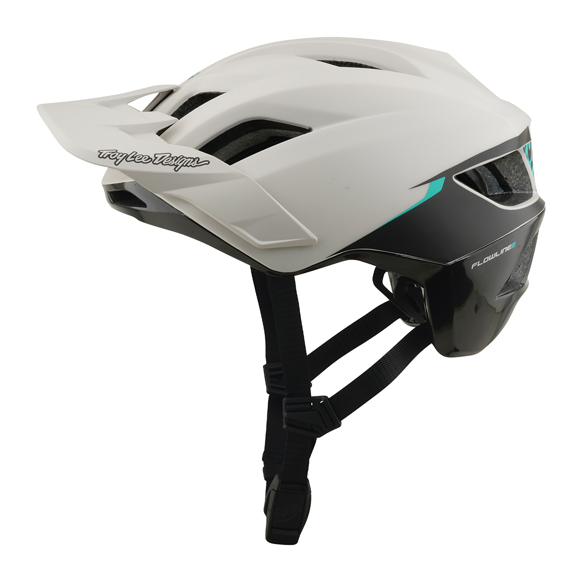 Casco MTB Troy Lee Designs Flowline SE Stacks Pumice / Real Teal