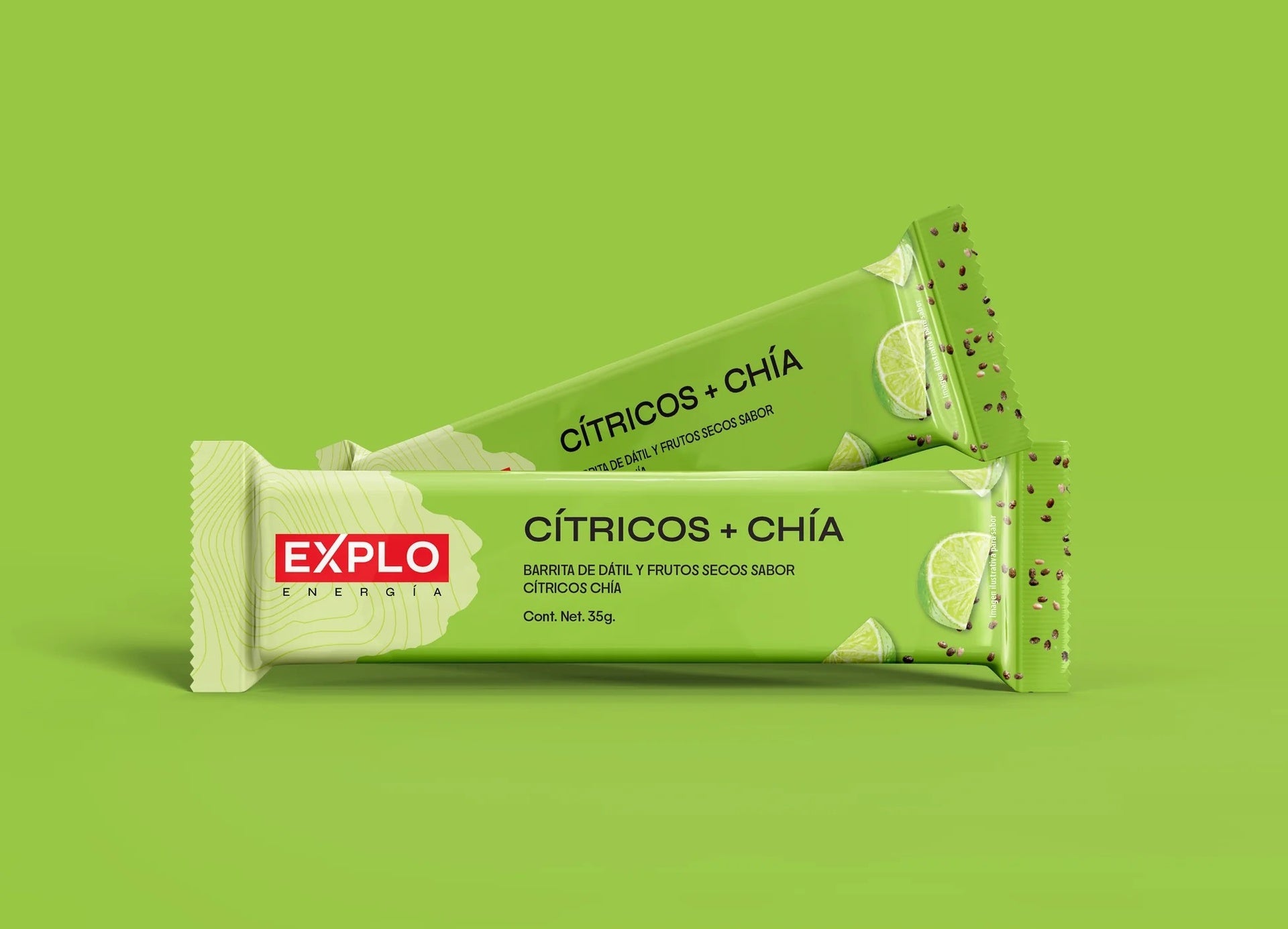 Barra energética EXPLO sabor Cítricos + Chía 35 g