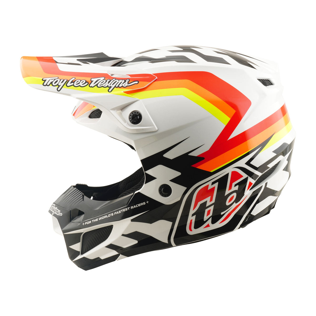 Casco para Moto SE5 Polycarbonate; Dash Orange