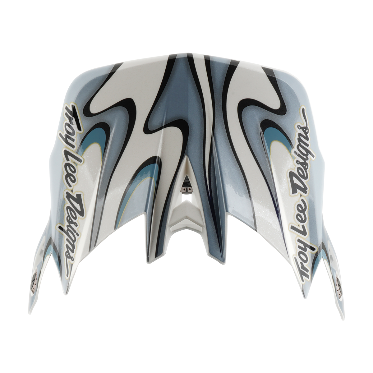 Casco MTB Troy lee designs D4 Composite Torched White / Silver