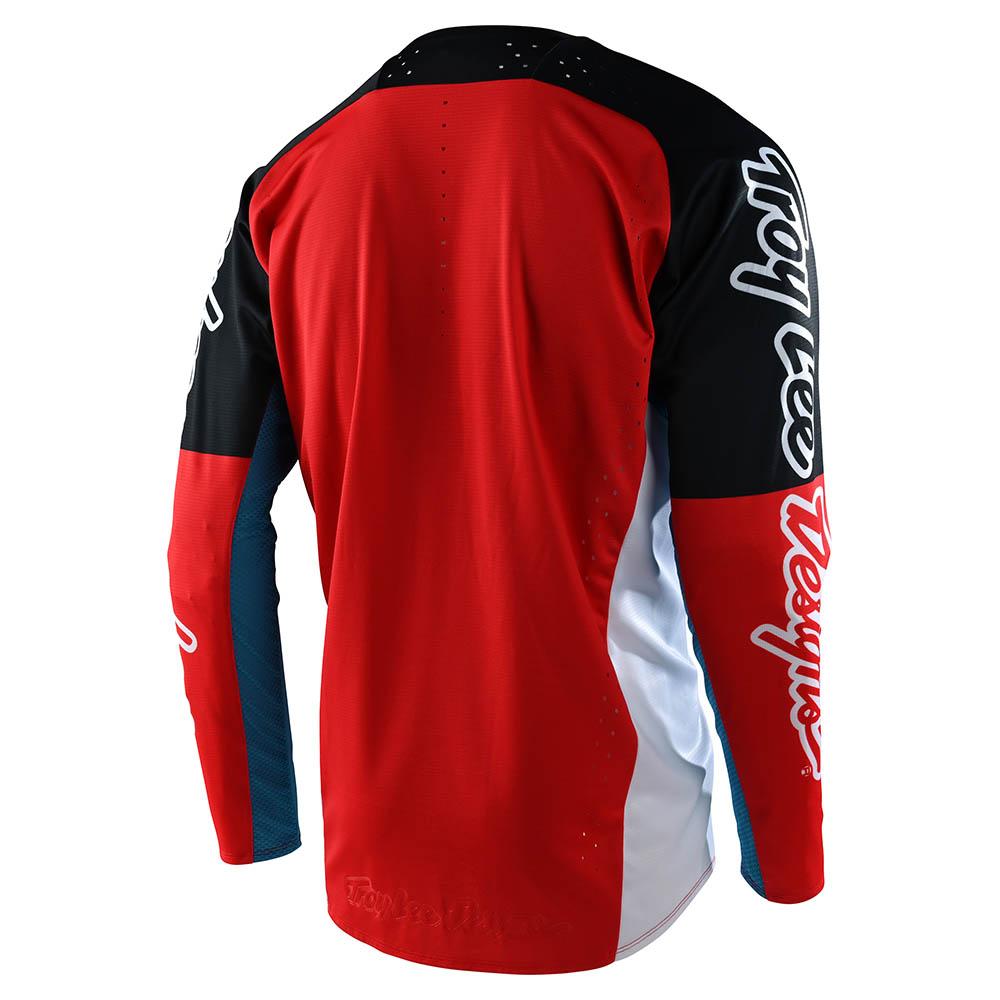 Jersey Troy Lee Designs Se Pro Moto Quattro Navy / Red