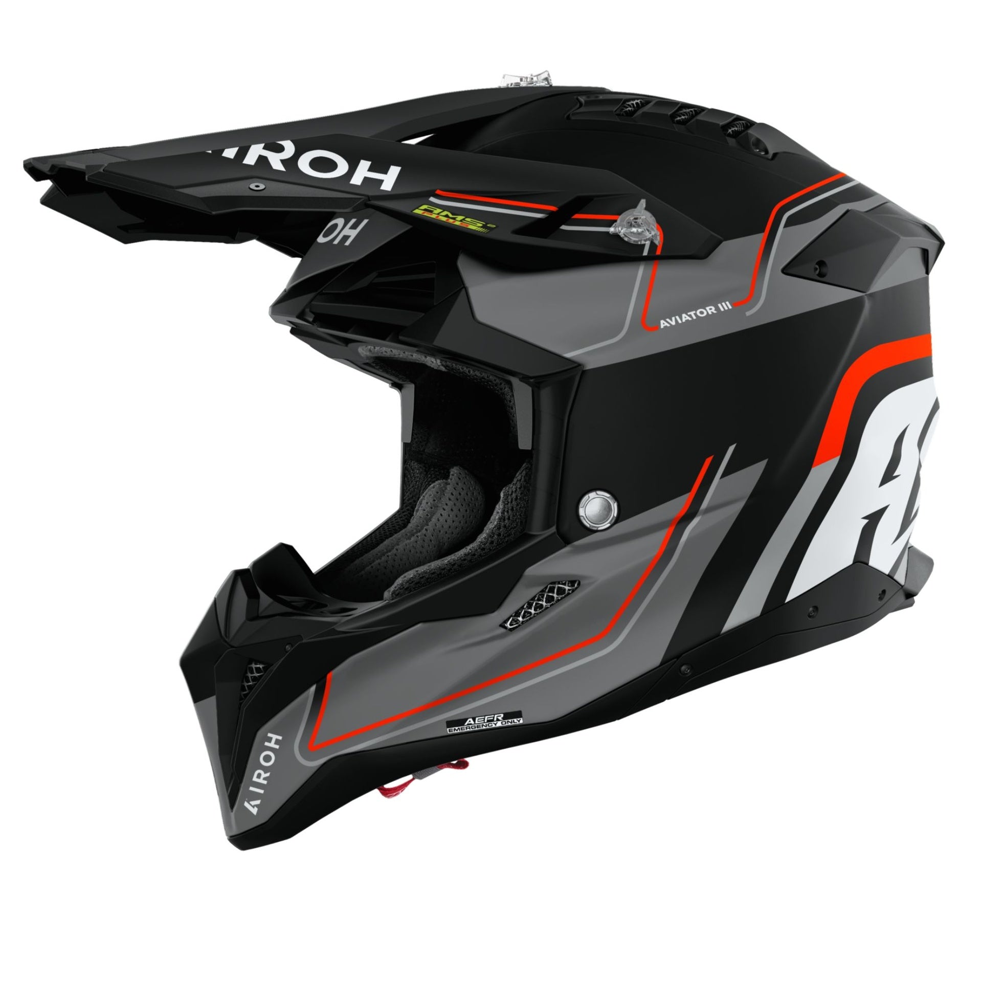 Casco Airoh Aviator 3 Glory Orange Matt