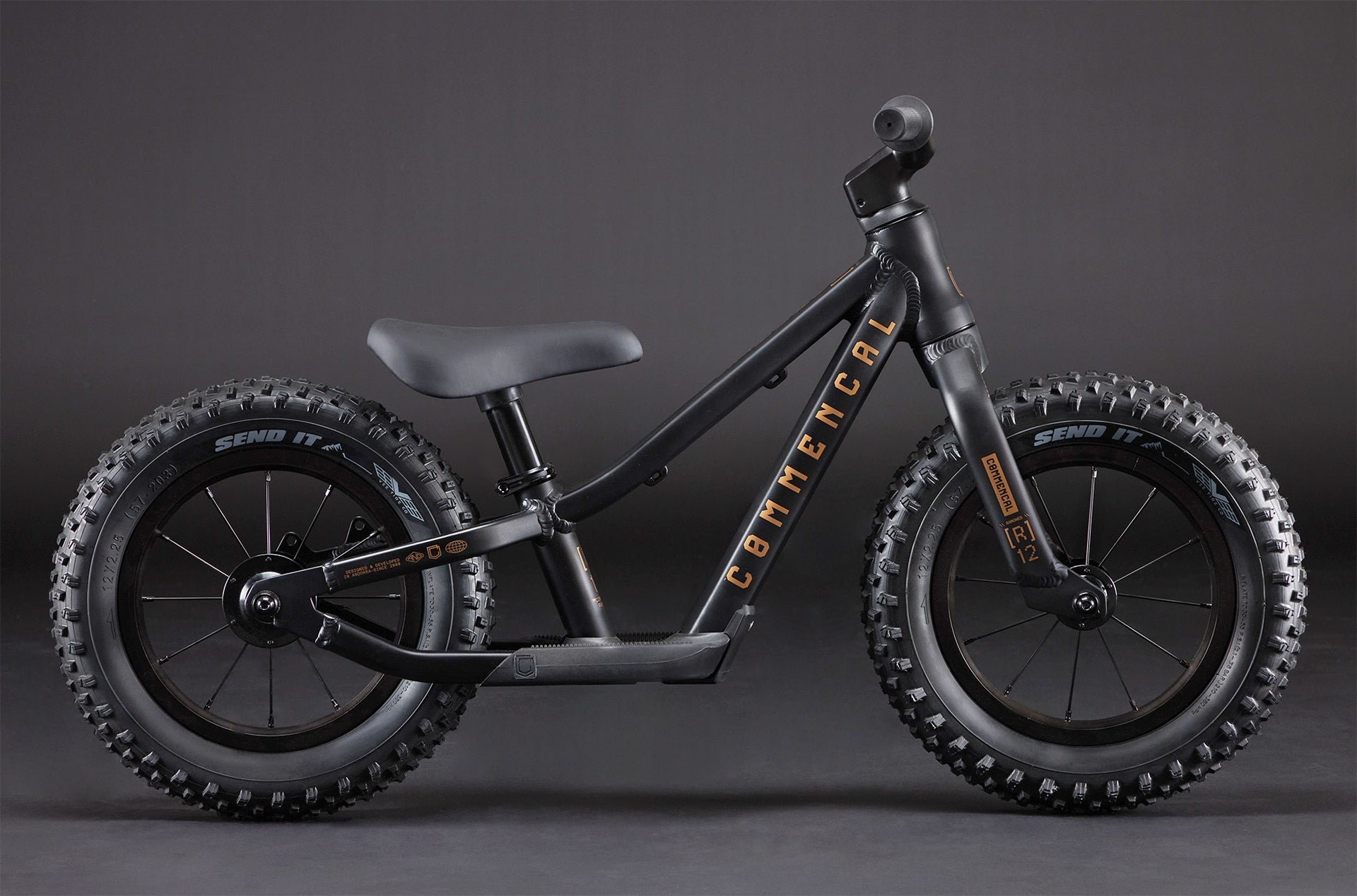 Bicicleta para niño Commencal Ramones 12 Black 2026