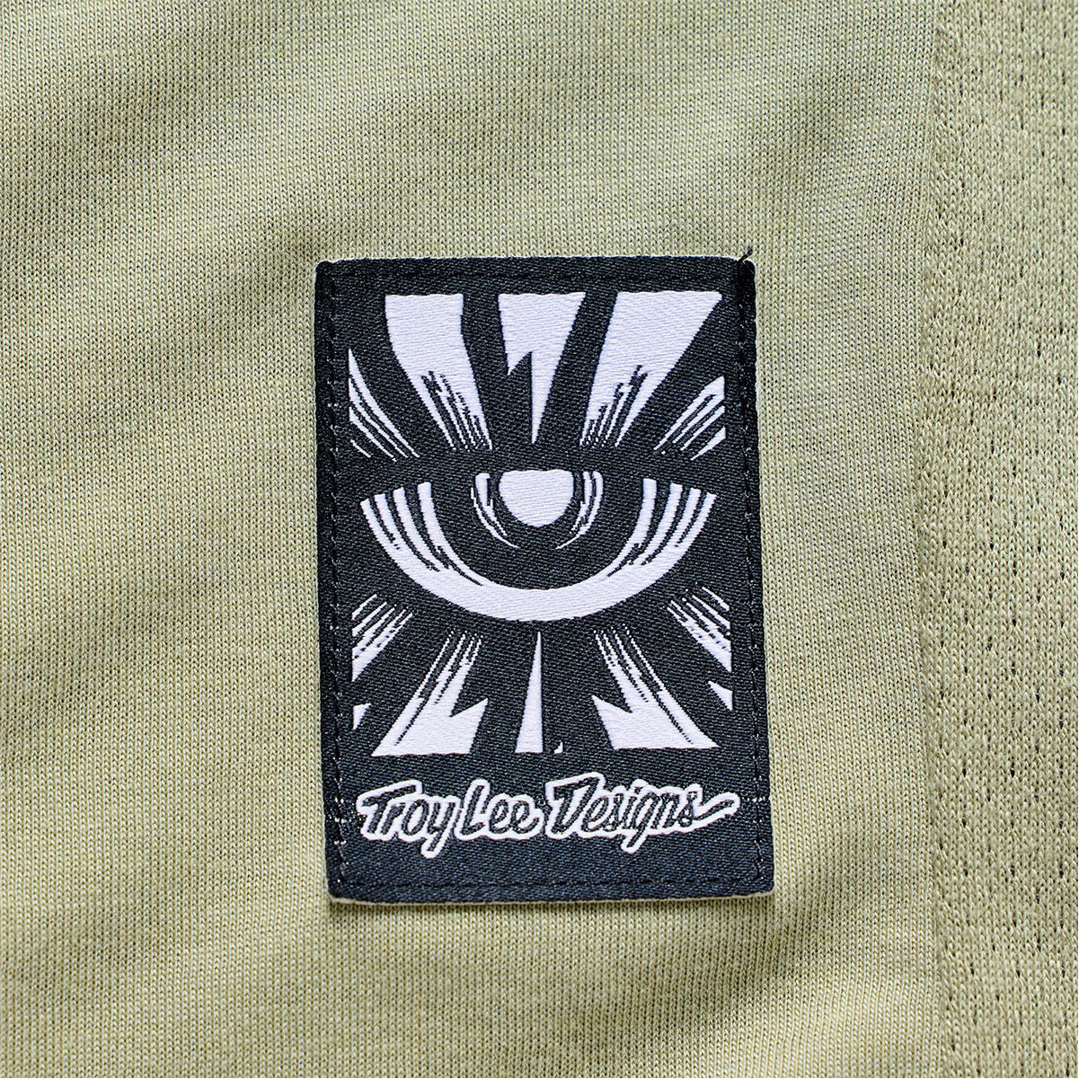 Playera manga corta para MTB Skyline Ride; Stamps Sage