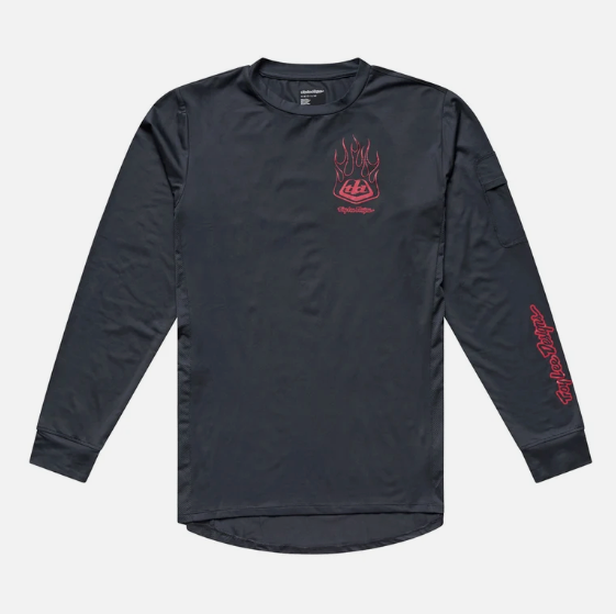 Jersey para MTB Ruckus Ride Long Sleeve Tee; Ember Carbon