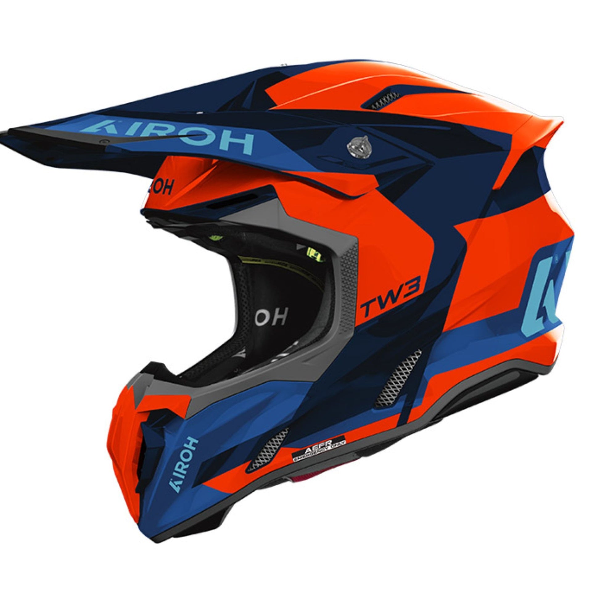 Casco Twist 3 Fancy Orange/Blue Gloss
