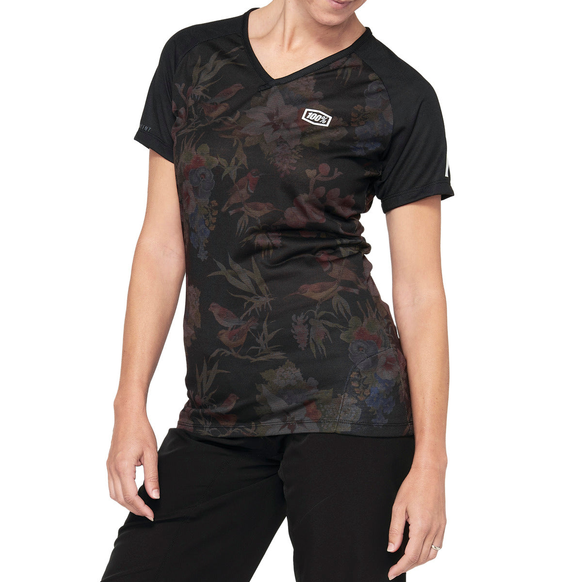 AIRMATIC Women's Jersey Black Floral