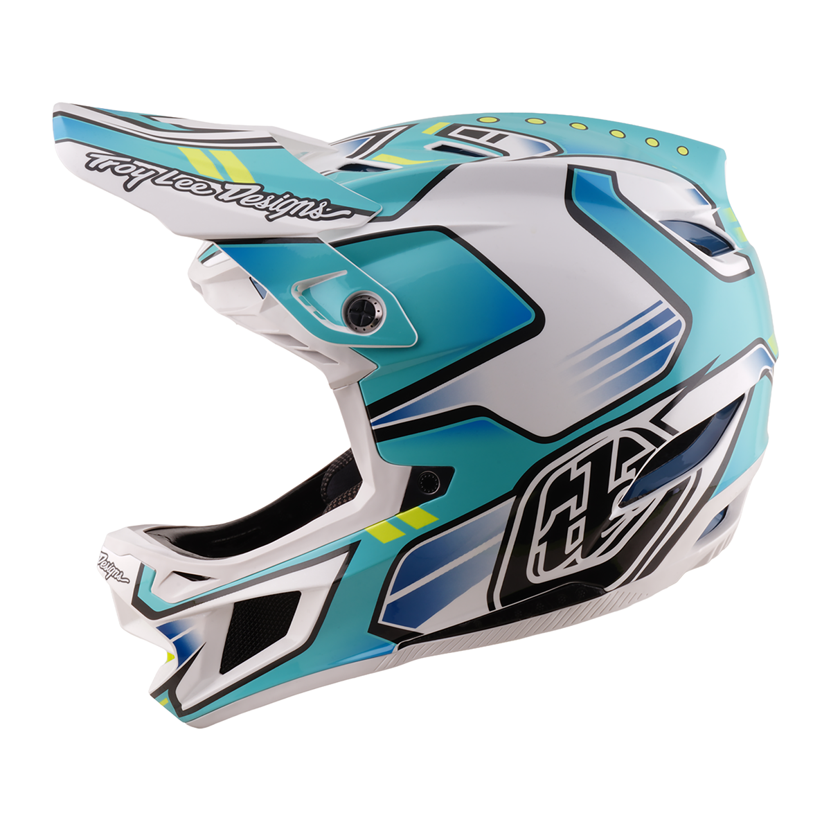 Casco MTB Troy lee designs D4 Composite Crest Real Teal
