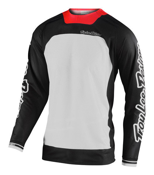 Jersey Troy Lee Designs Se Pro Moto Air Moto Boldor Black / White