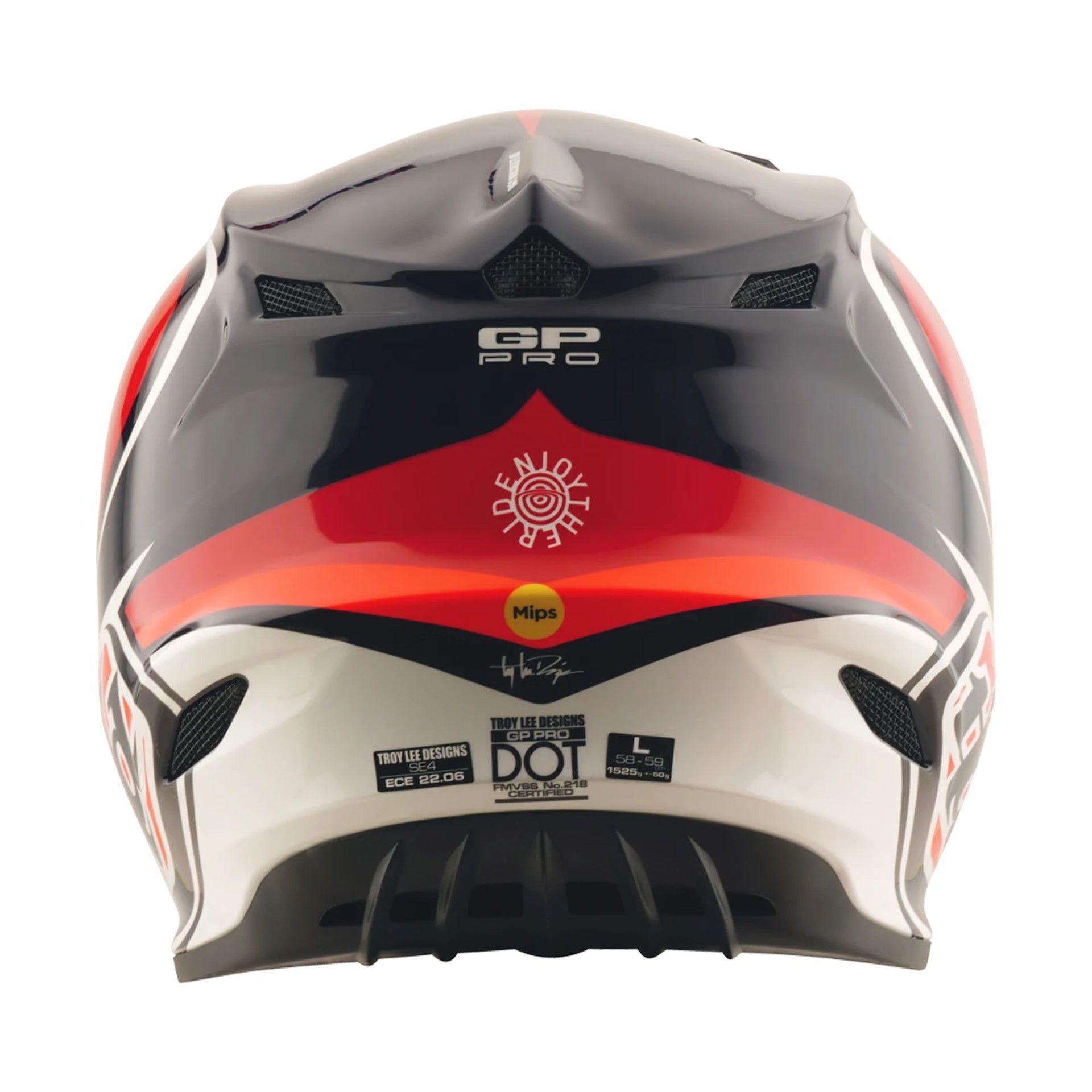 Youth Gp Pro Helmet; Crossover Black / Red