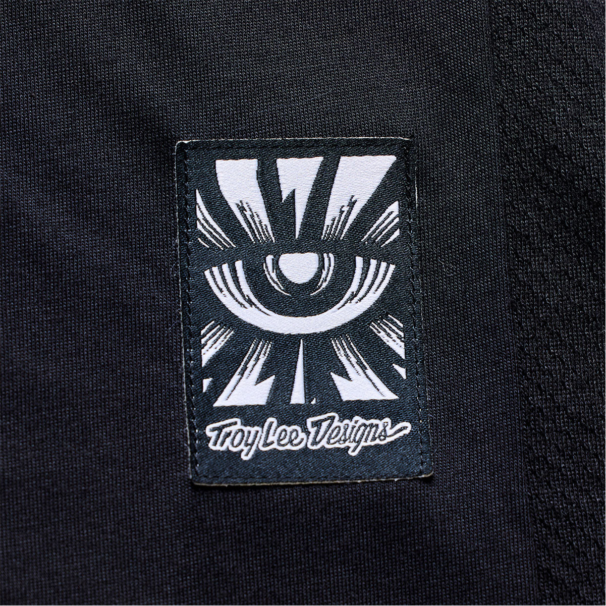 Playera manga corta para MTB Skyline Ride; Signature Black / Real Teal