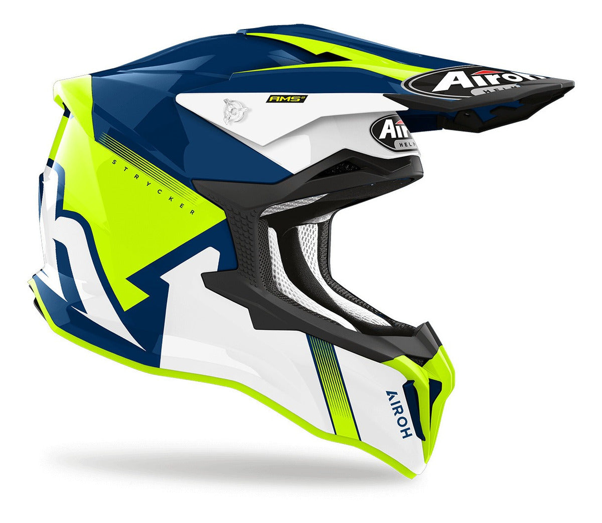 Casco para Moto Airoh Strycker Blazer Yellow Gloss