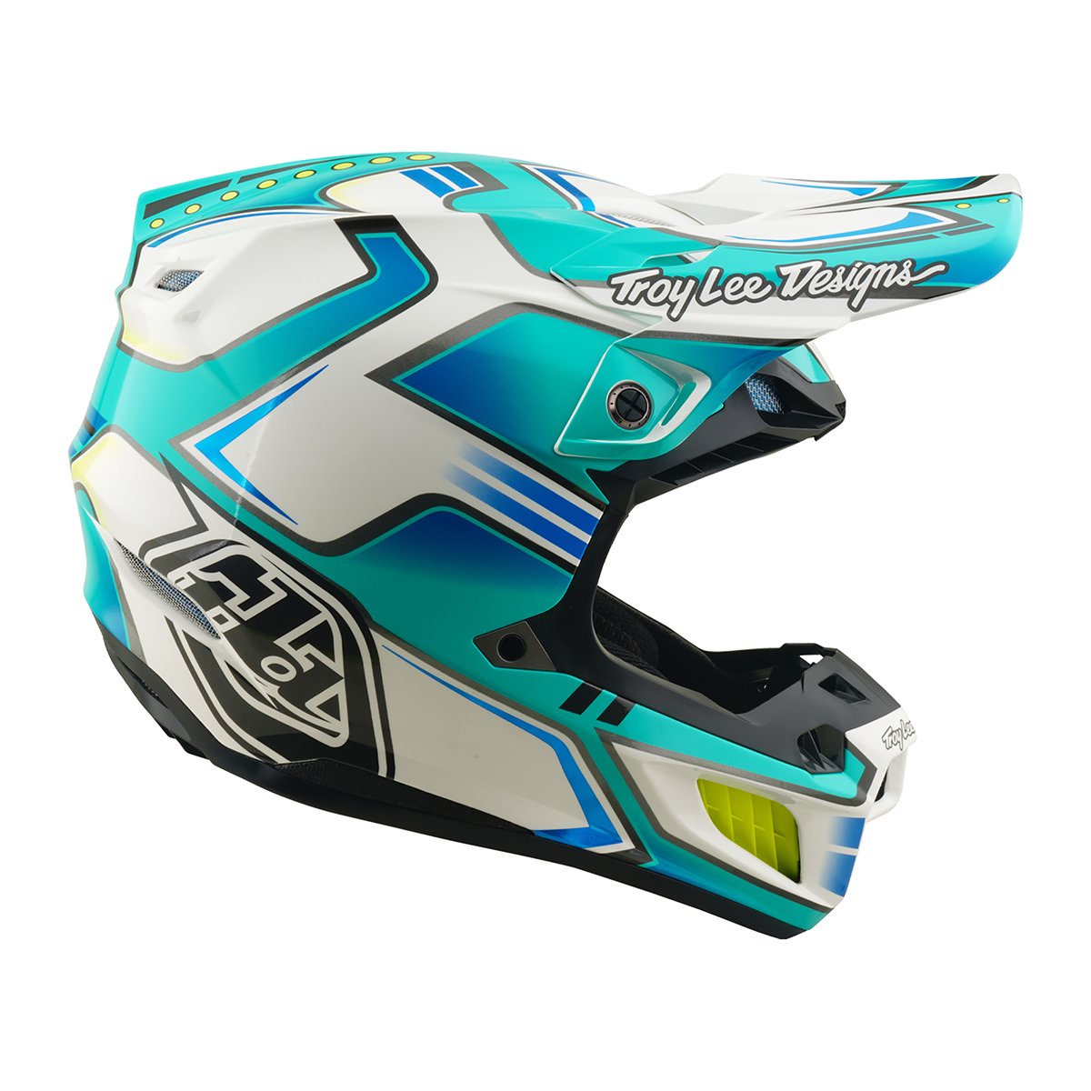 Casco Moto Troy Lee Designs Se5 Ece Composite Crest Real Teal